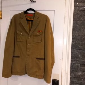 Men jacket denim couture